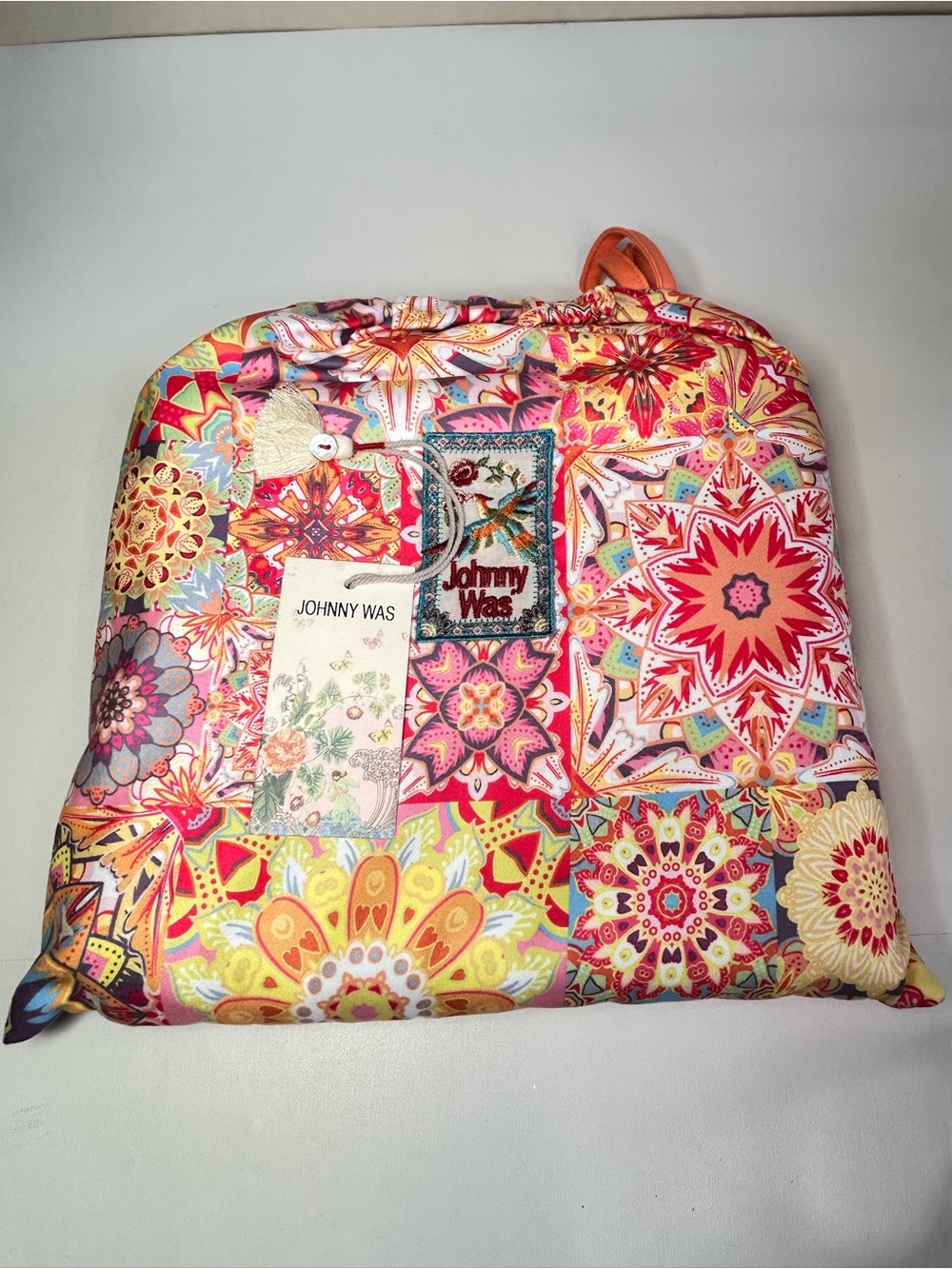 NEW Johnny Was Kaleida Beach Towel Blanket kaleidoscope reversible design